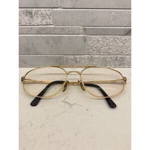 Fresco Men’s Eyeglasses 22K Gold Plated “F10” 3-Micron *FRAMES ONLY*